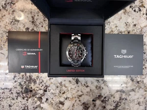 TAG HEUER Formula 1 Ayrton Senna CAZ1015. WWU6286 Chronograph Quartz Men's - Picture 1 of 5