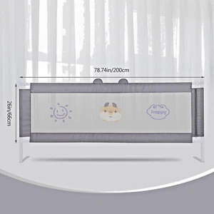 Lightweight Mesh Security Toddler Baby Bed Rail Adjustable 78.74" long (N1) - Picture 1 of 2