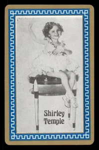 Tarjeta coleccionable de intercambio único Shirley Temple Queen of Spades - Imagen 1 de 2