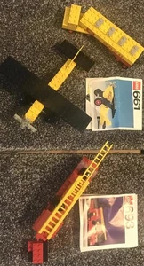 Vintage 1970’s LEGO Sets 621, 661, 693 Fire Truck - Spirit Of St Louis - Shell - Picture 1 of 24