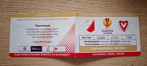 Ticket 2011 Vojvodina vs. FK Vaduz Europa League 25816 - Picture 1 of 1
