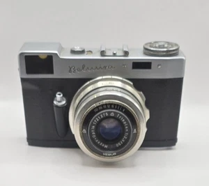 VEB Welta Belmira Kamera mit Meyer-Optik Görlitz Trioplan 50mm f/2.8 – Vintage - Bild 1 von 17