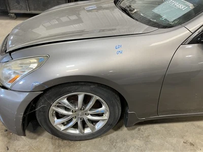 09-13 INFINITI G37 SEDAN DRIVER LEFT FRONT FENDER CARBON SILVER K51 - Image 1 of 4