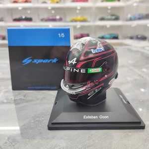 Spark 1:5 2023 Alpine F1 Team Esteban Ocon Helmet Model - Picture 1 of 13