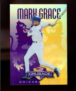 1998 Donruss Crusade Mark Grace #60 Purple /100 - Picture 1 of 2