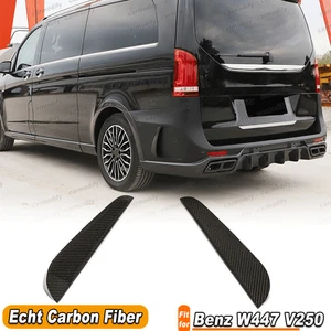 Aletas traseras de carbono Splitters Side Canards para Benz W447 V250 V220d 14UP - Imagen 1 de 11