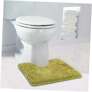 Contour Rug (20x24) Non Slip Bath Mat for 20"x24" Contour Rug Olive Green - Picture 1 of 7