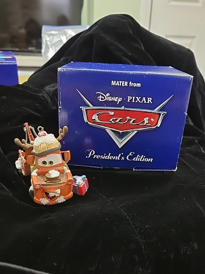 2011 Disney Pixar Cars Mater Grolier President’s Edition Ornament Read - Image 1 of 4