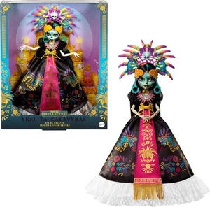 Monster High Puppe Skelita Día de Muertos 2025 * Calaveras Azteken Kopfschmuck NEU - Bild 1 von 4