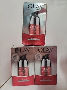 3x olay regenerist micro-sculpting moisturizer 1.7oz ea Fragrance Free - Picture 1 of 6