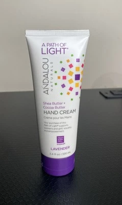 Andalou Light Naturals Shea Butter & Cocoa Hand Cream Lavender 100 mL 3.4 oz - Image 1 of 3