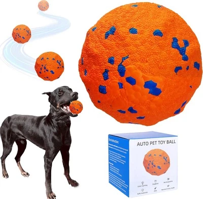 Interactive Dog Toy Ball Activated Automatic Rolling Ball Smart Jumping Bouncing - Image 1 of 4