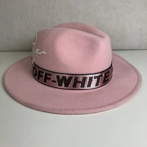 OFF-WHITE Pink Fedora Cowboy Hut Damen Cowgirl Western Cap - Bild 1 von 15