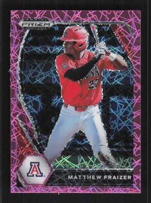 Matthew Fraizer 2021 Panini Prizm Draft Picks Pink Velocity Prizm #PDP220 - Image 1 of 3