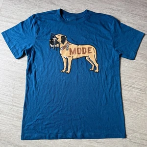 Baseballism Beast Mode Dog Shirt Youth L The Sandlot Hercules NEW Blue Crewneck - Picture 1 of 5