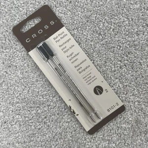 Cross Ballpoint Pen Refill Black Broad Dual Two Pack 8101-2 - Picture 1 of 3