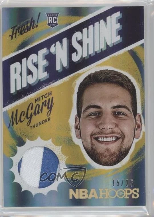 2014-15 NBA Hoops Rise 'N Shine Memorabilia Prime /25 Mitch McGary #18 Rookie RC - Image 1 of 2