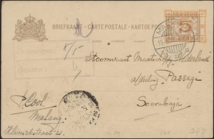 NETHERLAND INDIES, 1930. Post Card H&G 8, 19, Malang - Soerabaja - Picture 1 of 1