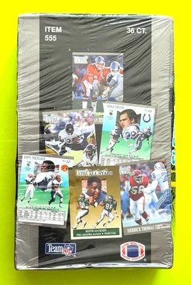 Fleer Ultra Football Box Favre 1991 radiocontrol Montana Aikman Sanders Marino vintage Foto 1 de 3