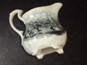 Antique Porcelain Small Souvenir Jug Blackpool Pier 'A Present from Blackpool' - Picture 1 of 8