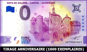 UETP / PAYS DE SALERS - AUVERGNE / BILLET 0 € / NULL EURO-SCHEIN 2021-1* - Picture 1 of 1