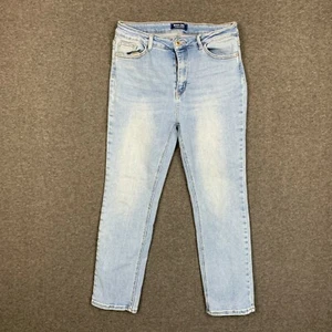 Wax Jean 13 Girls Straight Ankle Blue Light Rise Stretch 28x26 - Picture 1 of 12