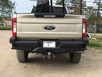 Nuevo parachoques trasero liso estilo rancho Ford F250 F350 Super Duty 2017-2024 Foto 1 de 3