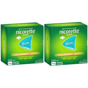 Nicorette (2mg) Fresh Fruit 210 Pieces (2 X Packs Of 210 Pieces) - Picture 1 of 2