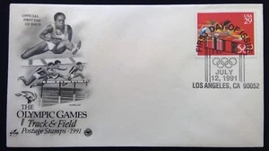 Scott 2557 FDC Womens Hurdles 1992 Summer Olympics Barcelona Art Craft PCS - Picture 1 of 3