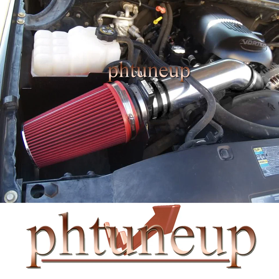 1996-2006 GMC SIERRA YUKON XL DENALI 1500 2500 HD 4.8L 5.3L 6.0L AIR INTAKE KIT - Image 1 of 1