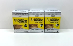 3 NEW Boxes Honey Stinger Energy Waffle Vanilla 18 Pack Waffles 12/24/2025 - Picture 1 of 5