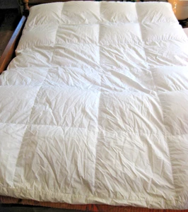 Steppbett Bettdecke Federbett Winterbett Karo Steppdecke mit Steg Feder Daunen - Bild 1 von 12