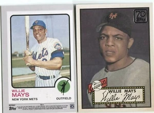 Topps Serie 1 2021 Willie Mays Topps Doble Cabeza - New York Giants - #tdh-4 - Imagen 1 de 1