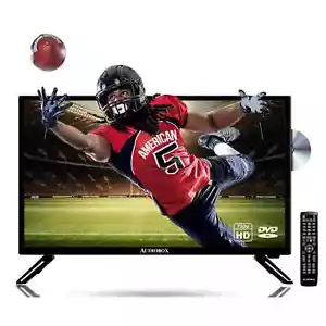 TV HDTV & Monitor 32" Built In DVD Player HDMI & USB with 12V & Car Cord US NEW - Picture 1 of 6