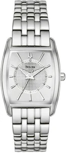 Bulova 96L130 Silver Tone Silver Dial Womens Tonneau Style Dress Watch - Picture 1 of 3