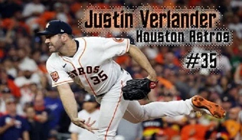 Justin Verlander Houston Astros Refrigerator Magnet #1 Cover