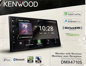 Kenwood DMX4710S Multimedia Receiver 6.8 Inch Touchscreen Monitor Single DIN - Picture 1 of 3