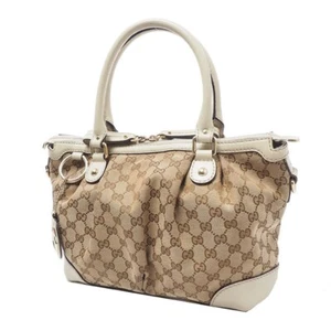 Gucci Sukey 2-Wege Schultertasche GG Canvas Leder 247902 beige - Bild 1 von 10