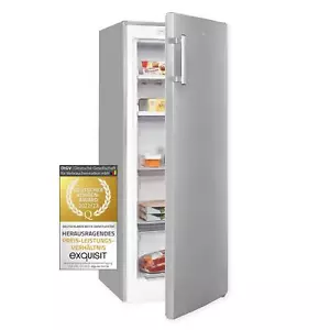 Exquisit Gefrierschrank GS231-NF-H-040C inoxlook | No Frost | Nutzinhalt: 161 L - Bild 1 von 8