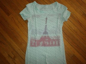 JE T'AIME TSHIRT I Love You France French Eiffel Tower American Eagle Juniors XS - Picture 1 of 3