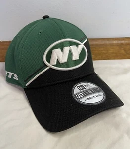 New York Jets New Era 2023 Sideline 39THIRTY Sombrero Flexible - Verde/Negro Talla L/XL - Imagen 1 de 4