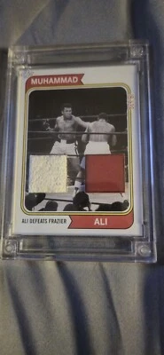 Muhammad Ali,  Worn Patches  #18/39 EXTREMELY RARE. Actual Worn, Robe And Glove. - Image 1 of 4
