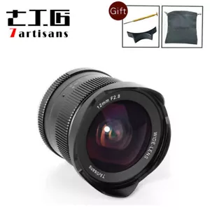 7 Artisans 12 mm/F2,8 Ultra-Weitwinkel-Objektiv für Fuji X-Halterung spiegellose Kamera - Bild 1 von 12