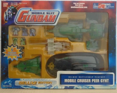 Gundam Mobile Cruiser Peer Gynt Battleship Deluxe & 5 Exc Mobile Suit Bandai - Image 1 of 4