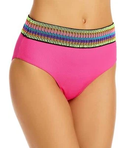 Peixoto 295832 Women Zoni Bikini Bottom Pink Rib Size XS - Picture 1 of 2