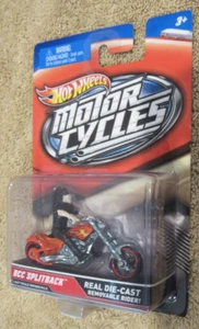 Hot Wheels Motorcycles 2008 - OCC Splitback motocicleta roja con piloto - Imagen 1 de 1