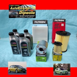 KIT TAGLIANDO FORD C-MAX II FOCUS III 3 1.6 TDCI 2010> 4L FORD 5W30 + 4 FILTRI - Foto 1 di 2