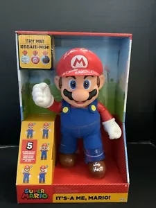 CHARLES MARTINET IT'S A ME, MARIO 12 INCH TALKING ACTION FIGURE SIGNED PSA 33566 - Picture 1 of 6