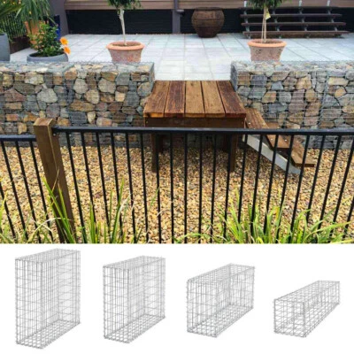 Garden Gabion Stone Cages Retaining Wall Wire Gabion Baskets Gabion Cage uk - Image 1 of 4