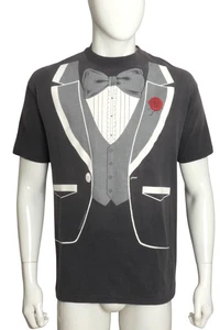 1980s Tuxedo T-Shirt, Size XL - Picture 1 of 5